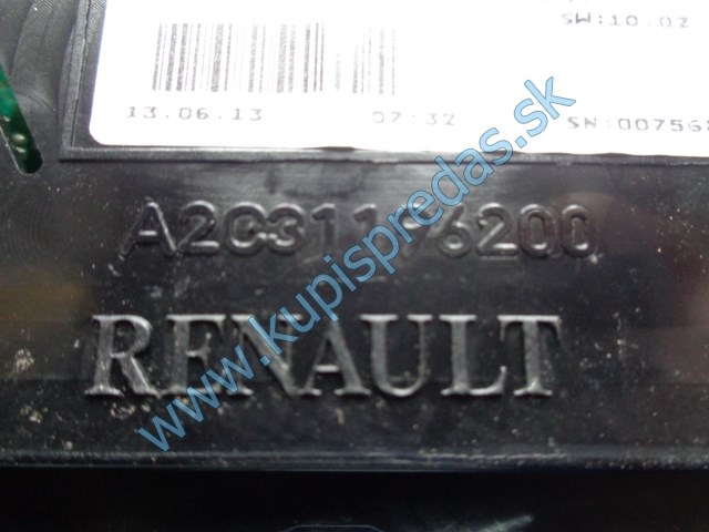 tachometer na renault III lift, A2C31196200, RNI2481092991r